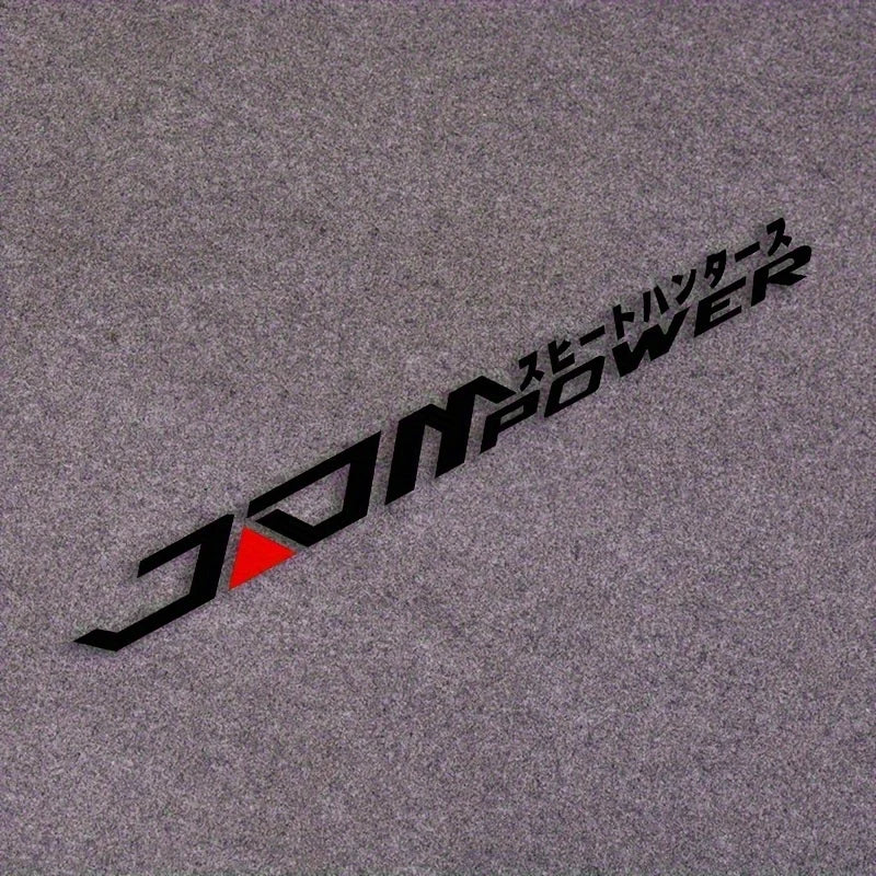 JDM Style Windshield Decal - Large 98.5cm Vinyl Sticker (Waterproof, Non-Fading) for Car Decoration
