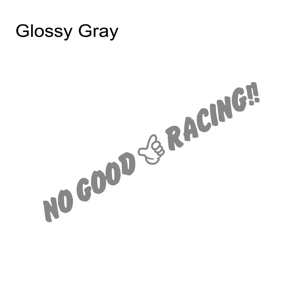 JDM Creative No Good Racing Graphics Decor Sticker Car Windshield Window Decal For Audi BMW Toyota Volkswagen Honda Nissan BYD