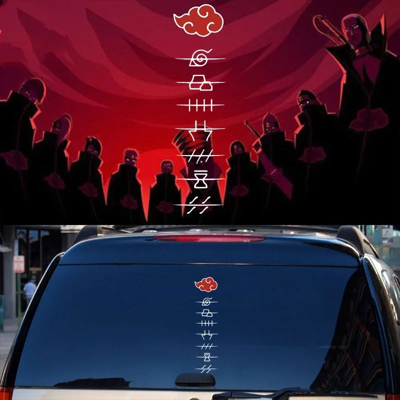 1PC JDM Anime Car Stickers Waterproof Auto Door Body Window Rear Windshield Vinyl Decals Sunscreen Vehicle Decoration