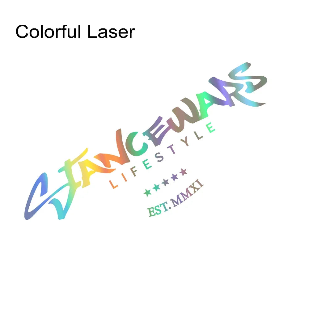 Stancewars JDM Car Windshield Stickers Banner Vinyl Waterproof Automobiles Windscreen Decoration Decals Trim Styling Accessories