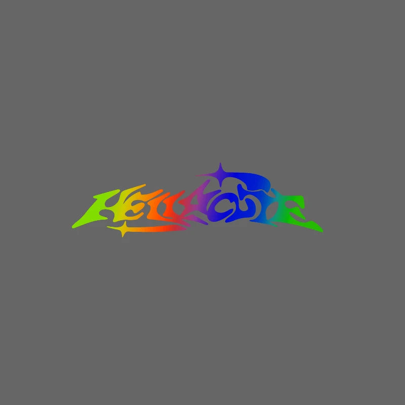 Hellacute Banner JDM Rear Window Car Decal Windshield Sticker Banner Rocker Side Back Window Car and Motorcycle Stickers
