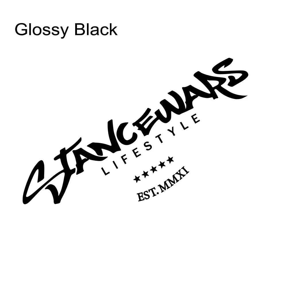 Stancewars JDM Car Windshield Stickers Banner Vinyl Waterproof Automobiles Windscreen Decoration Decals Trim Styling Accessories