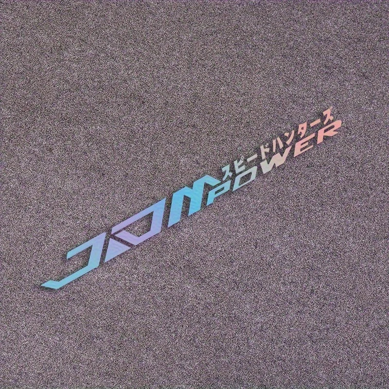 JDM Style Windshield Decal - Large 98.5cm Vinyl Sticker (Waterproof, Non-Fading) for Car Decoration