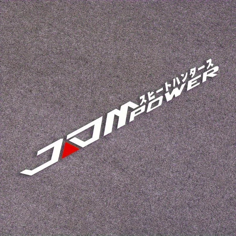 JDM Style Windshield Decal - Large 98.5cm Vinyl Sticker (Waterproof, Non-Fading) for Car Decoration