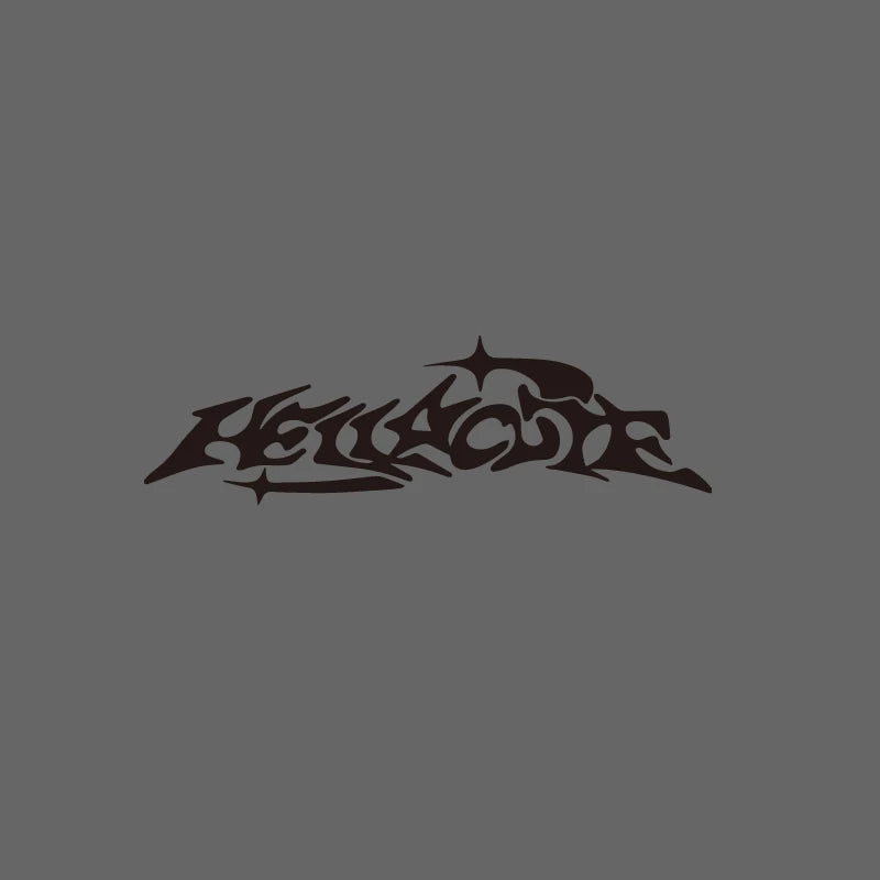 Hellacute Banner JDM Rear Window Car Decal Windshield Sticker Banner Rocker Side Back Window Car and Motorcycle Stickers