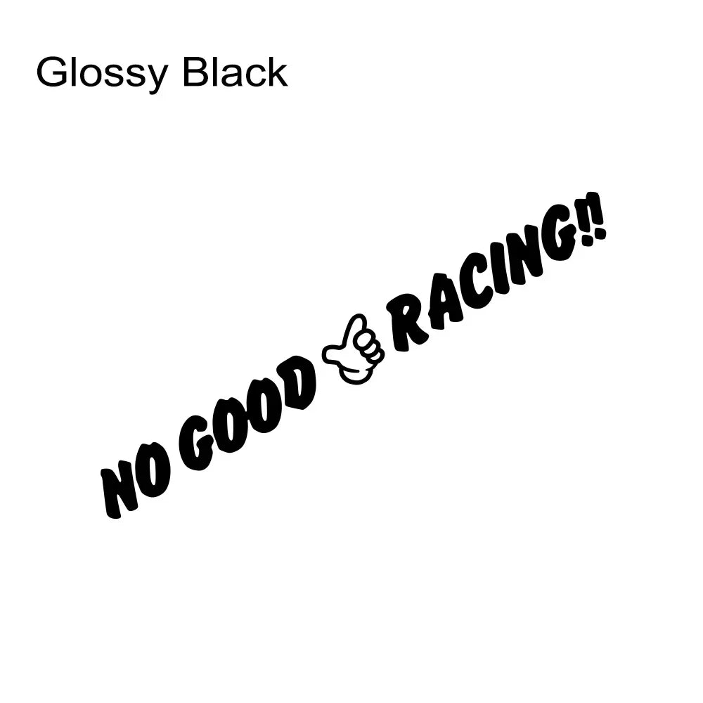 JDM Creative No Good Racing Graphics Decor Sticker Car Windshield Window Decal For Audi BMW Toyota Volkswagen Honda Nissan BYD