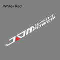 JDM Japanese Racing Vinyl Decal for Car Windshield Waterproof Non-Fading Self-Adhesive Car Sticker Auto Decoration Accessories