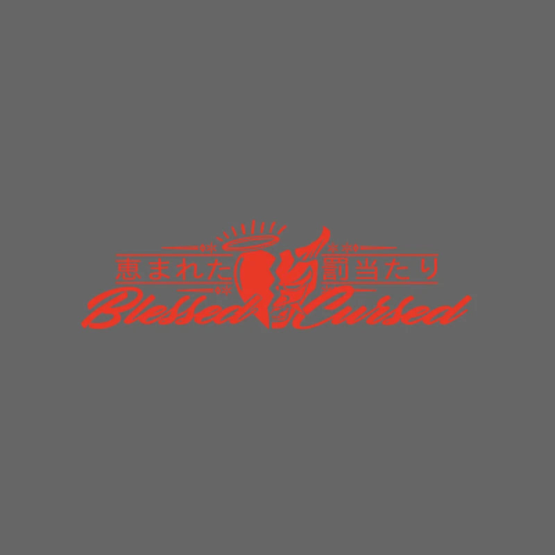 JDM Rear Window Car Decal Windshield Sticker Banner Rocker Side Back Window Oni Blessed Cursed Bad Luck Kanji Heart Angel