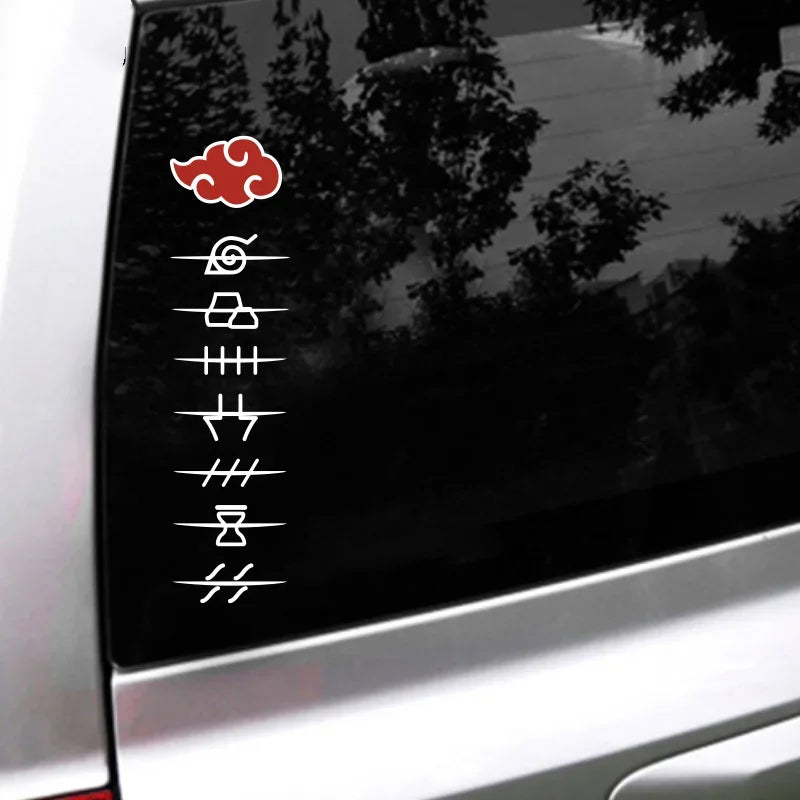 1PC JDM Anime Car Stickers Waterproof Auto Door Body Window Rear Windshield Vinyl Decals Sunscreen Vehicle Decoration