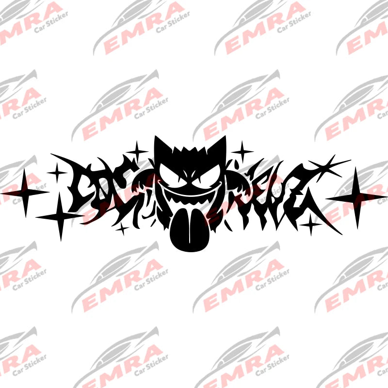 JDM Car Stickers for Cosmicwheelz Drift Stance Anime Sticker Dream Build Escape After The File Glass Decoration Vinyl Decals