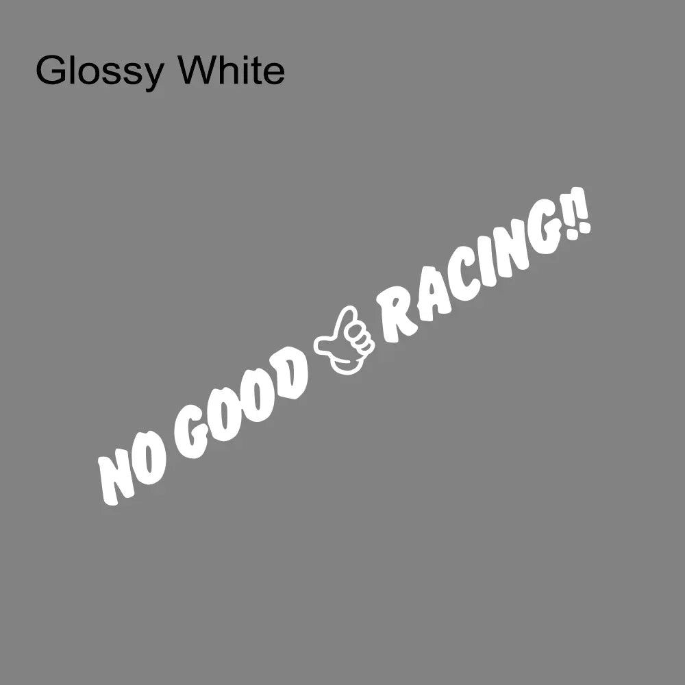 JDM Creative No Good Racing Graphics Decor Sticker Car Windshield Window Decal For Audi BMW Toyota Volkswagen Honda Nissan BYD
